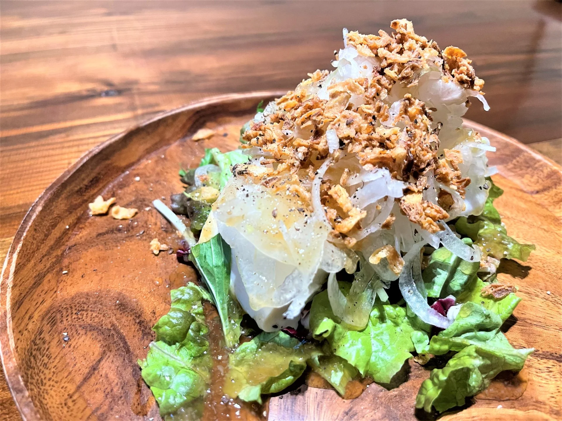 オニオンづくしの豆腐サラダ